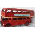 25 Oz. Antique Model Double Deck Red Bus (16"x4.5"x11.5")